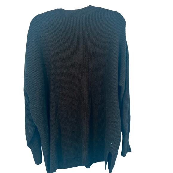 Halogen Black Sweater Dress Tunic 1X - Picture 3 of 8